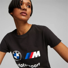 Puma BMW M Motorsport ESS Logo női póló, fekete-fehér, S23 női póló