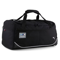 Puma BMW M Motorsport uniszex duffle sporttáska, fekete-fehér-piros-kék, S23