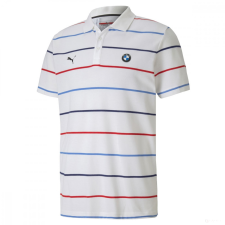 Puma BMW MMS Striped Galléros Póló férfi póló