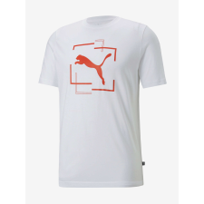 Puma Cat Graphic Tee unisex póló fehér férfi póló