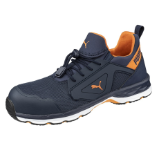 Puma Chase Blue/Orange S1PS ESD FO HRO SR munkavédelmi cipő (kék/narancs, 47)
