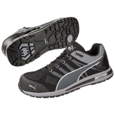 Puma Elevate Knit Black S1P ESD HRO SRC védőcipő (fekete*, 39) munkavédelmi cipő