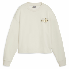 Puma Ess+ Class Act Crew Pulóver 68169387 Női Fehér XXS női pulóver, kardigán