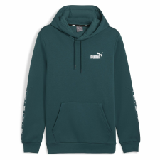 Puma Ess+ Tape kapucnis pulóver 84904008 férfi türkiz XL férfi pulóver, kardigán