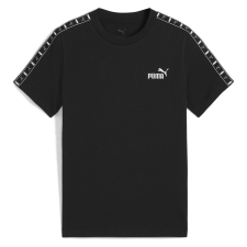 Puma Ess Tape Tee B 68578001 Gyerek Póló Fekete 176 gyerek póló