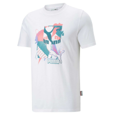 Puma Fandom Graphic unisex póló fehér