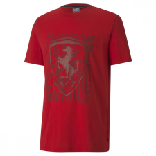 Puma Ferrari Big Shield+ Környakú Póló férfi póló