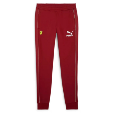 Puma Ferrari Race Iconic T7 férfi melegítőnadrág, intense piros-sárga, S24 férfi edzőruha