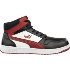 Puma Frontcourt BLK/WHT/RED Mid S3L ESD FO HRO SR munkavédelmi bakancs munkavédelmi cipő