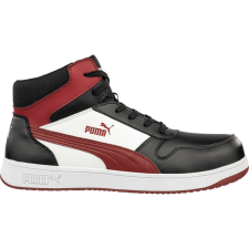 Puma Frontcourt BLK/WHT/RED Mid S3L ESD FO HRO SR munkavédelmi bakancs munkavédelmi cipő