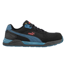 Puma Frontside Low S1P ESD HRO SRC munkavédelmi cipő (fekete/kék, 47)