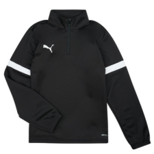 Puma Hosszú ujjú pólók INDIVIDUAL RISE 1/4 ZIP Fekete 9 / 10 Jahre gyerek póló