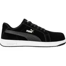 Puma iconic black low S1PL esd FO HRO SR munkavédelmi cipő (48)