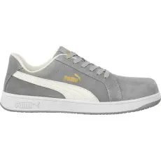 Puma iconic suede grey low S1PL esd FO HRO SR munkavédelmi cipő (48)