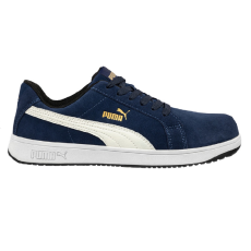 Puma Iconic Suede Low S1PL ESD FO HRO SR munkavédelmi cipő (tengerészkék, 43)