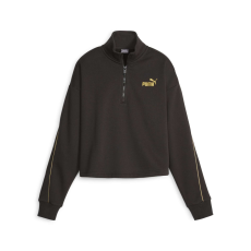 Puma Kapucnis felső Puma Ess+ Minimal Gold félcipzáras álnyak Fl 68002001 női Fekete L