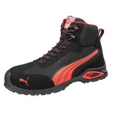 Puma Madrid S1PL FO SR munkavédelmi bakancs (fekete/piros, 43)