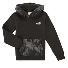 Puma Pulóverek ESS CAMO Hoodie FL Fekete 10 éves gyerek pulóver, kardigán