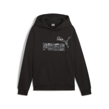 Puma Pulóverek ESS+ CAMO HOODIE FL Fekete 7 / 8 Jahre gyerek pulóver, kardigán