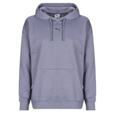 Puma Pulóverek ESS Cat Logo Relaxed Hoodie FL Lila US M