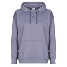 Puma Pulóverek ESS Cat Logo Relaxed Hoodie FL Lila US S női pulóver, kardigán