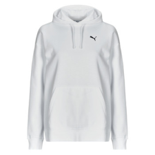 Puma Pulóverek ESS Relaxed Hoodie FL Fehér US S női pulóver, kardigán