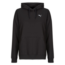 Puma Pulóverek ESS Relaxed Hoodie FL Fekete US M női pulóver, kardigán