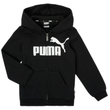 Puma Pulóverek ESSENTIAL BIG LOGO FZ HOODIE Fekete 14 éves gyerek pulóver, kardigán