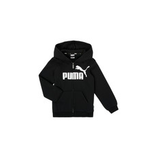 Puma Pulóverek ESSENTIAL BIG LOGO FZ HOODIE Fekete 7 / 8 Jahre