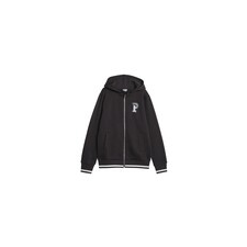 Puma Pulóverek PUMA SQUAD FULL ZIP HOODIE FL B Fekete 13 / 14 Jahre gyerek pulóver, kardigán