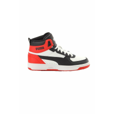 Puma , Rebound JOY középmagas szárú műbőr sneaker, Piros, Fehér, Fekete, 38.5 EU