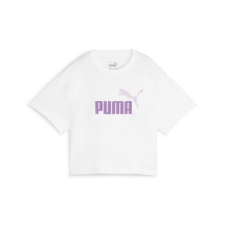 Puma Rövid ujjú pólók GRILS LOGO CROPPED TEE Fehér 11 / 12 Jahre gyerek póló