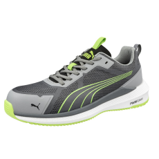 Puma Slide S1PS ESD FO HRO SR munkavédelmi cipő (szürke/zöld, 39)