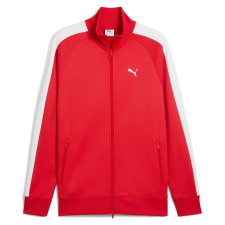 Puma T7 Always On férfi cipzáros pulóver, piros-fehér, S25 férfi pulóver, kardigán