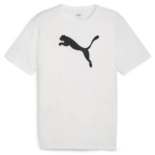 Puma teamRISE logo férfi póló, fehér-fekete, S25 férfi póló