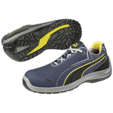 Puma TOURING BLUE LOW SB E P WRU FO SRC (643430300000042) Biztonsági cipő SB Cipőméret (EU): 42 Kék, Fekete, Sárga 1 pár (643430300000042)