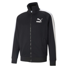 Puma tréningruha blúz ikonikus T7 pályakabát 53009401 férfi fekete XL-hez férfi pulóver, kardigán