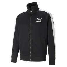 Puma tréningruha blúz ikonikus T7 pályakabát 53009401 férfiaknak Fekete L