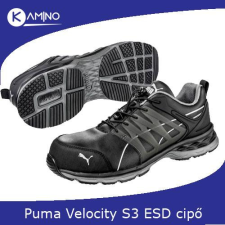 Puma Velocity 2.0 black S3 ESD munkavédelmi cipő munkavédelmi cipő
