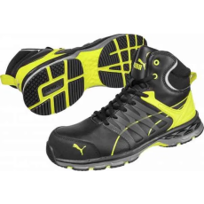 Puma Velocity 2.0 Yellow Mid S3 ESD HRO SRC munkavédelmi bakancs 63.388.0 (fekete/sárga, 45)
