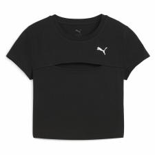 Puma Wardrobe Ess Cut-out Baby Tee 63116401 Női Póló Fekete XS női póló