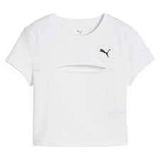 Puma Wardrobe Ess Cut-out Baby Tee 63116402 Női Póló Fehér L női póló