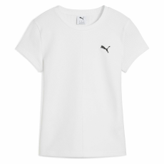 Puma Wardrobe Ess Ribbed Slim Tee 62976602 Női Póló Fehér XL