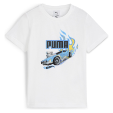Puma X Hot Wheels Graphic Tee 63006902 Gyerek Fehér 116