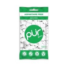 PÜR természetes rágógumi aszpartám nélkül, Fodormenta, 55db csokoládé és édesség