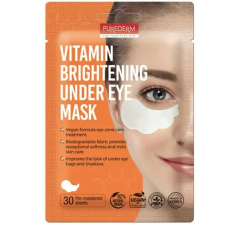 PureDerm Szemmaszk Világosító Vegán formula 30db/cs arcpakolás, arcmaszk