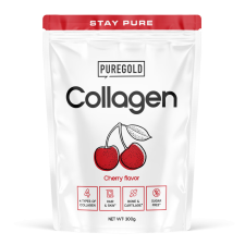 PureGold Marha kollagén italpor - Cherry 300g vitamin és táplálékkiegészítő