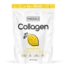 PureGold Marha kollagén italpor - Lemonade 300g vitamin és táplálékkiegészítő