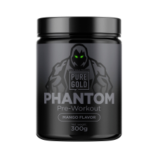 PureGold Phantom edzés előtti ízesített italpor - 300g - Mango - PureGold vitamin és táplálékkiegészítő