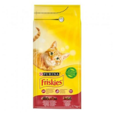 Purina Állateledel száraz PURINA Friskies macskáknak hússal, májjal és zöldséggel 1,7kg macskaeledel
